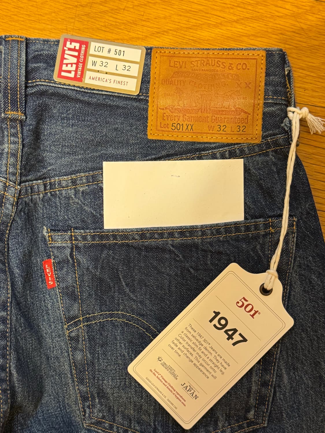 LVC 1947 501 진 47501-0222 32/32 상품이미지5