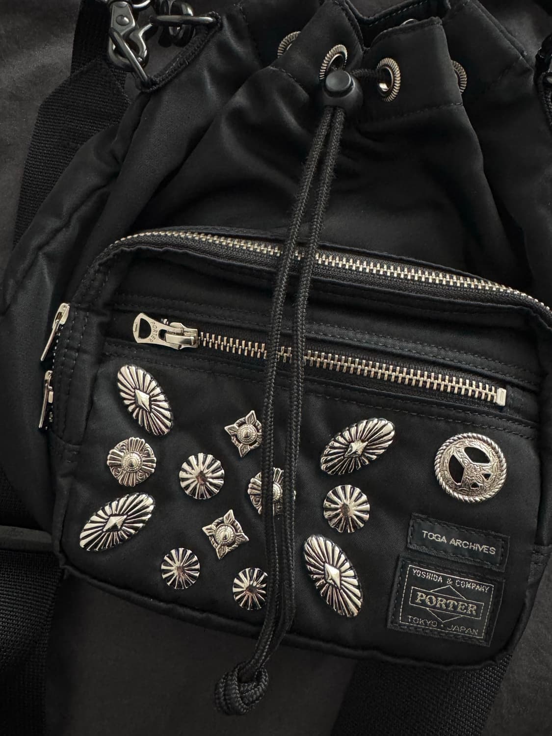 (네고가능)포터 토가 벌룬삭 백 (블랙) 상품이미지2