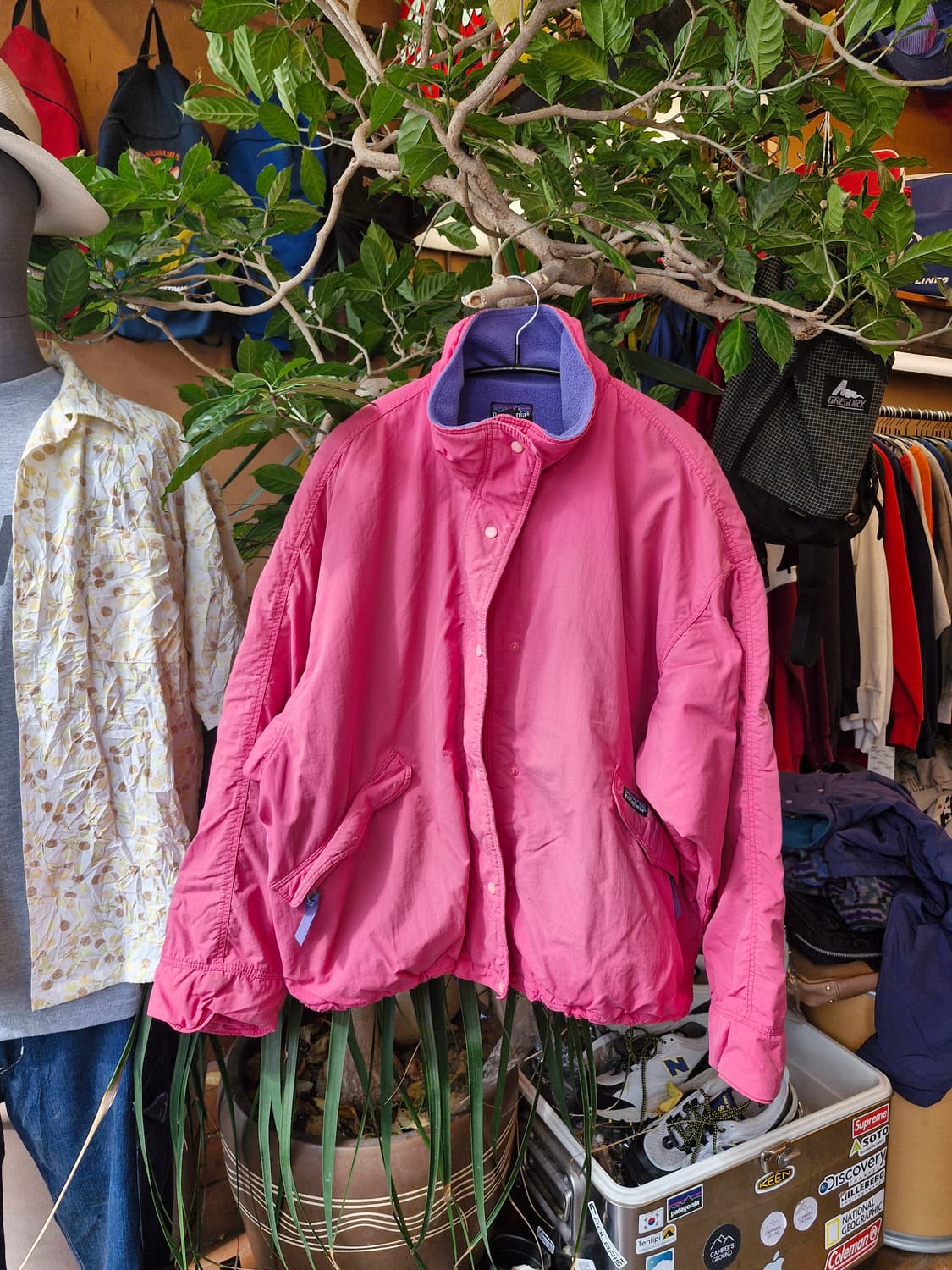 Z-489 파타고니아 캐플린 쉘드 신칠라 봄버 웜업 자켓  상품이미지1