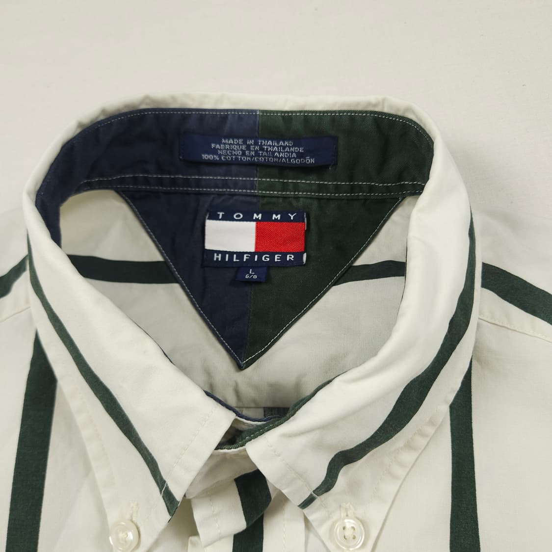 XL(105) 타미힐피거 tommy hilfiger 월계관 스트라이프 셔 상품이미지4