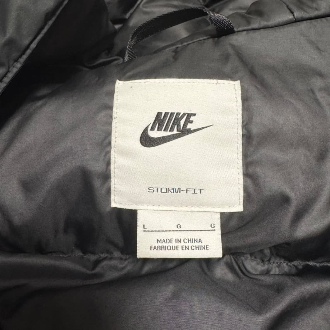 [L] 나이키 스톰핏 윈드러너 패딩 블랙 상품이미지6