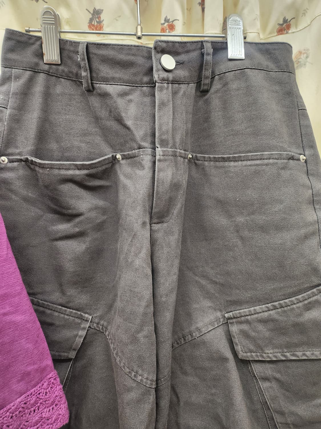 (카모메산장) 보라빛 카고바지 코디 (착샷있어요) 상품이미지3