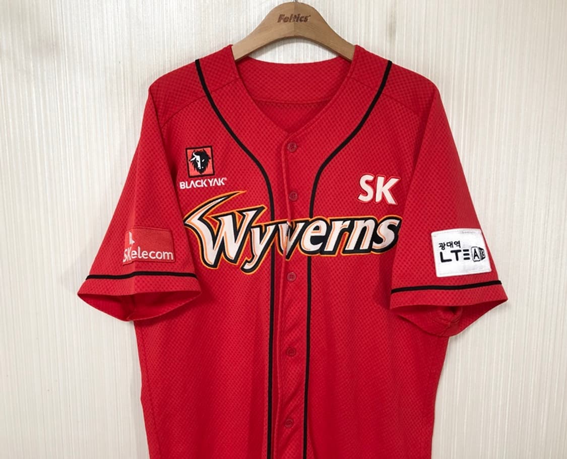 KBO 블랙야크 SK와이번스 선수실착 원정유니폼/져지 #65 이윤재 상품이미지2
