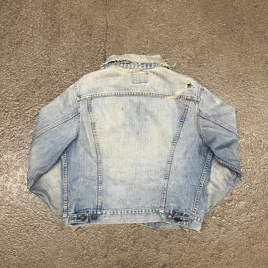 70s Levis 데님 트러커 자켓 (100-105) 상품이미지6