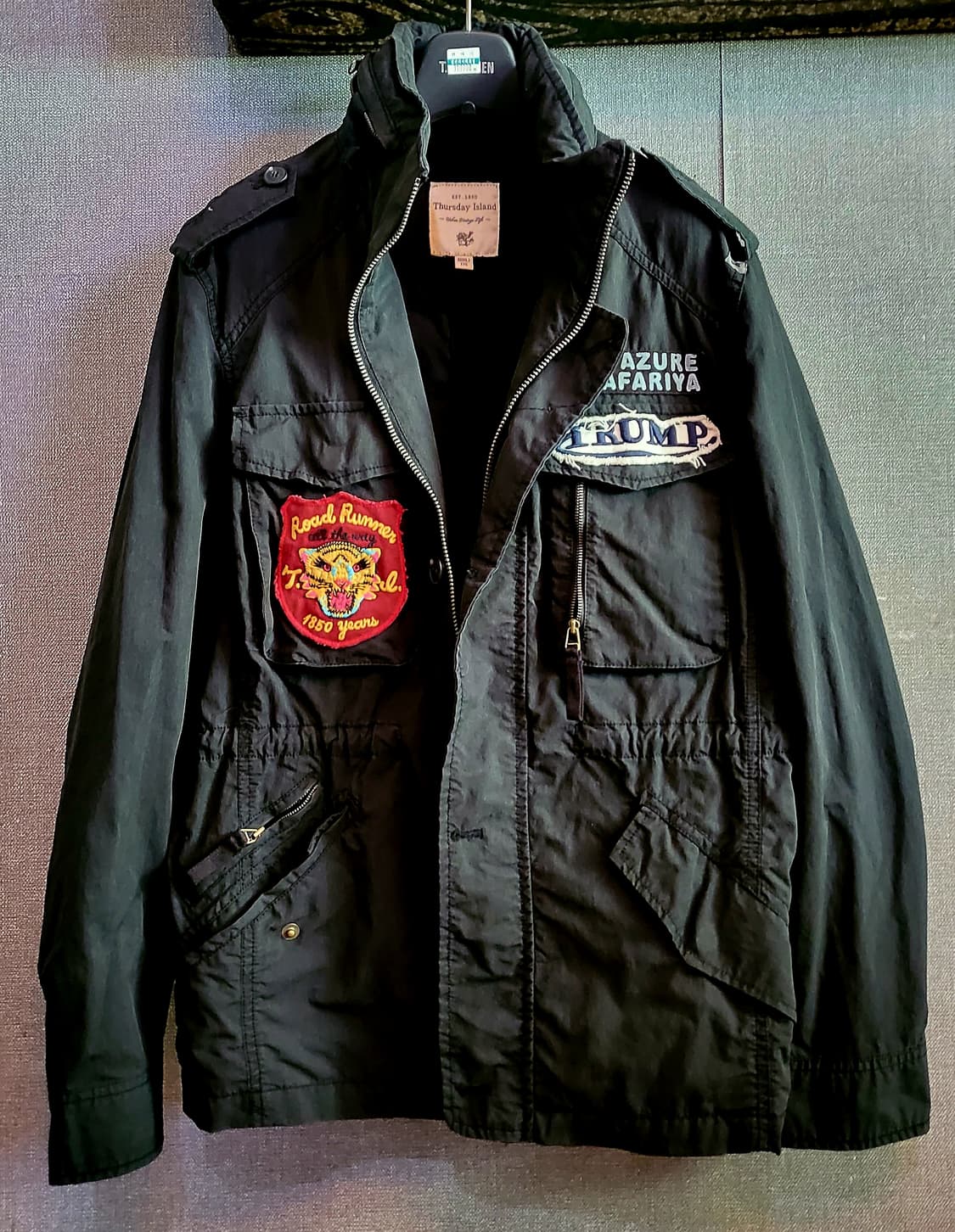 [미사용 새상품] Thursday Island 내피 탈부착빈티지 야상자켓 상품이미지3