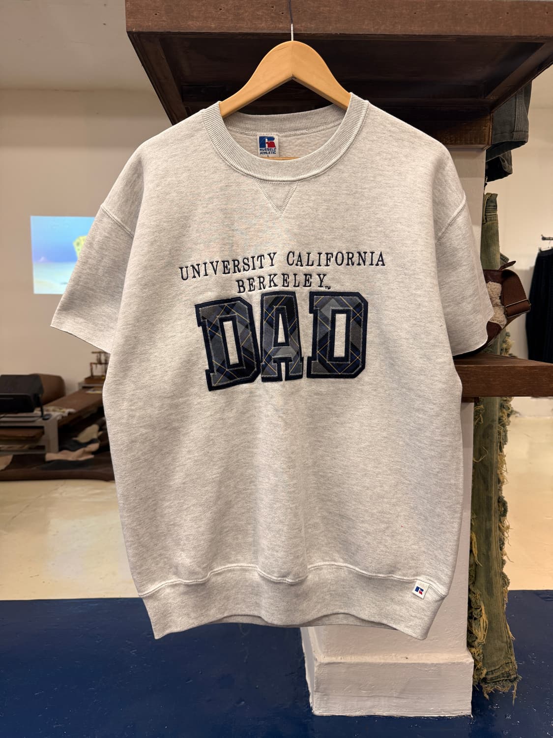 1990s Russell USA DAD 컷오프 스웻셔츠 상품이미지4