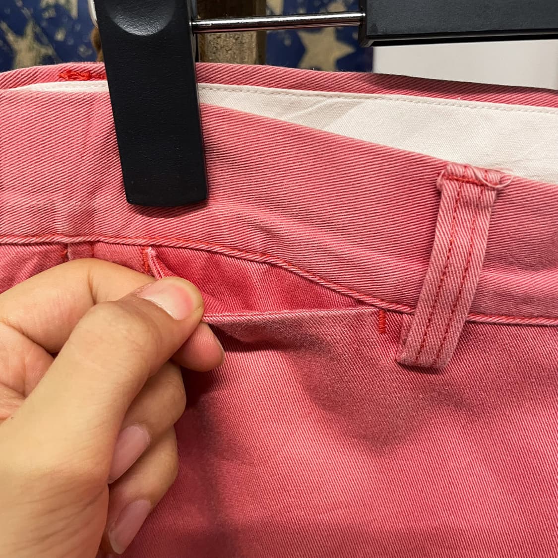 폴로 랄프로렌 신형 모델 클래식 워싱 치노 팬츠 로즈 마리 핑크  상품이미지5