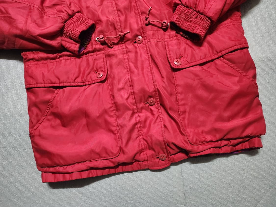 90's 빈티지 서광 라코스테 리버서블 구스 패딩 점퍼 상품이미지3