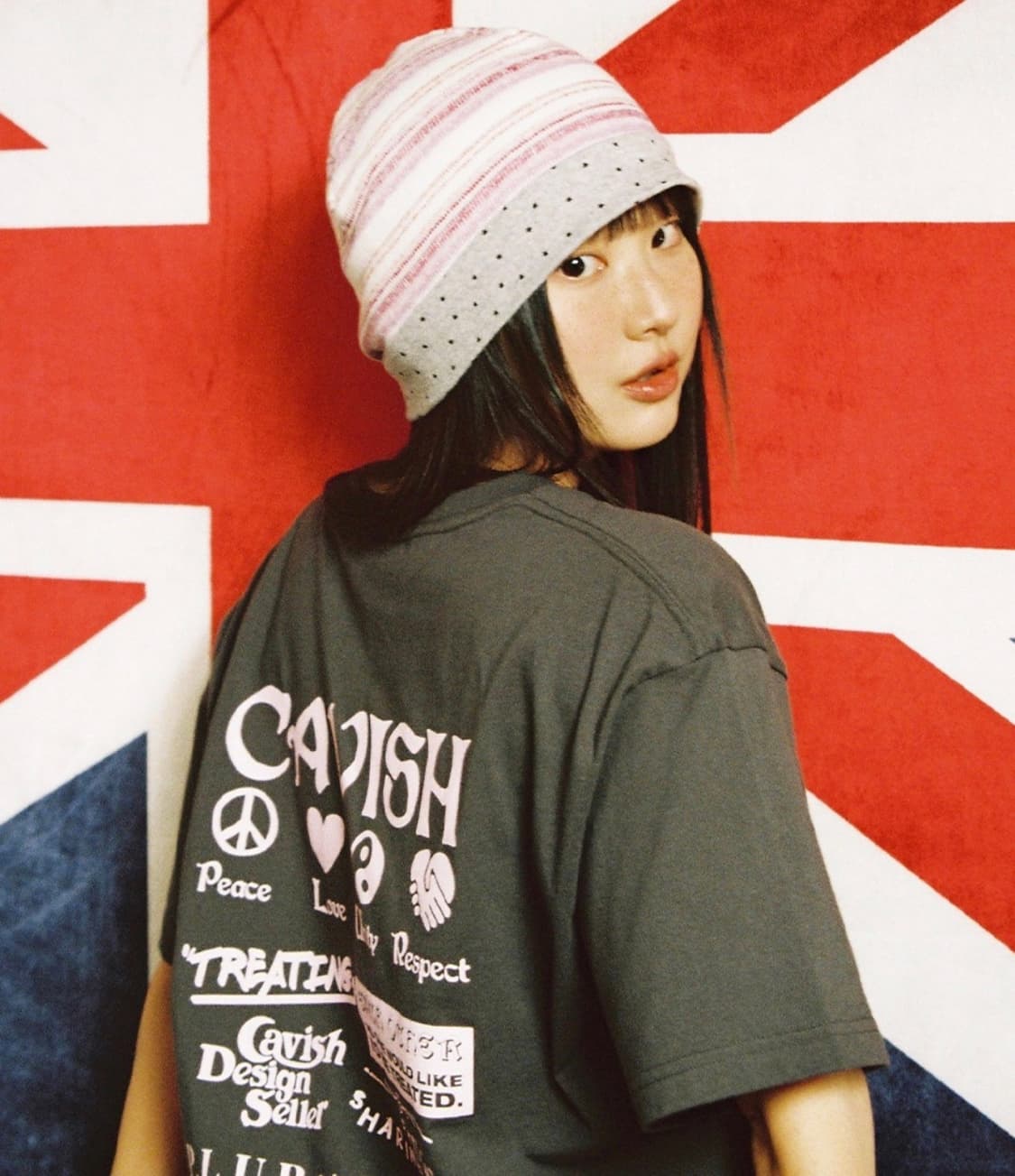 카비시 스타 스트라이프 비니 상품이미지2