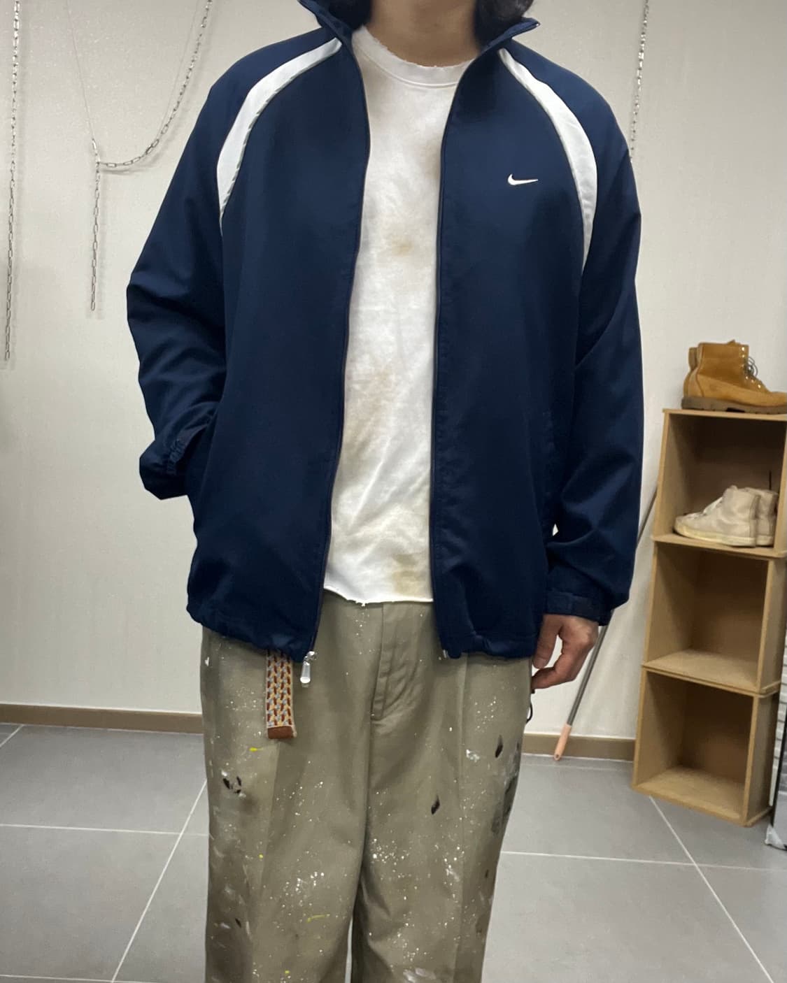 (L오버)00'S 나이키 바람막이-M2080 상품이미지8