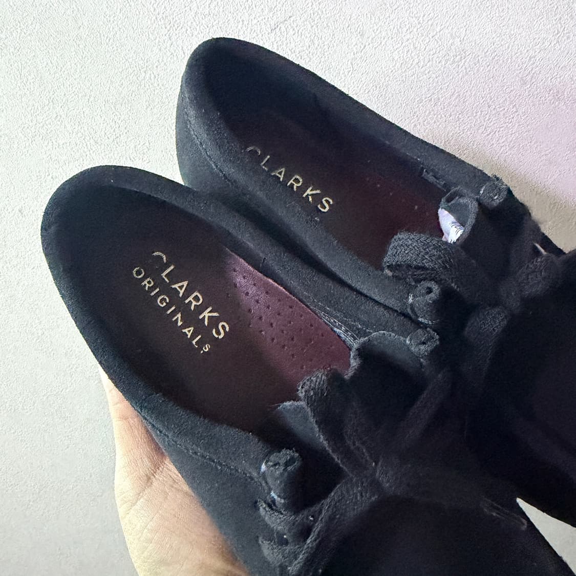 클락스 왈라비 블랙 스웨이드 UK4 (230) 상품이미지3