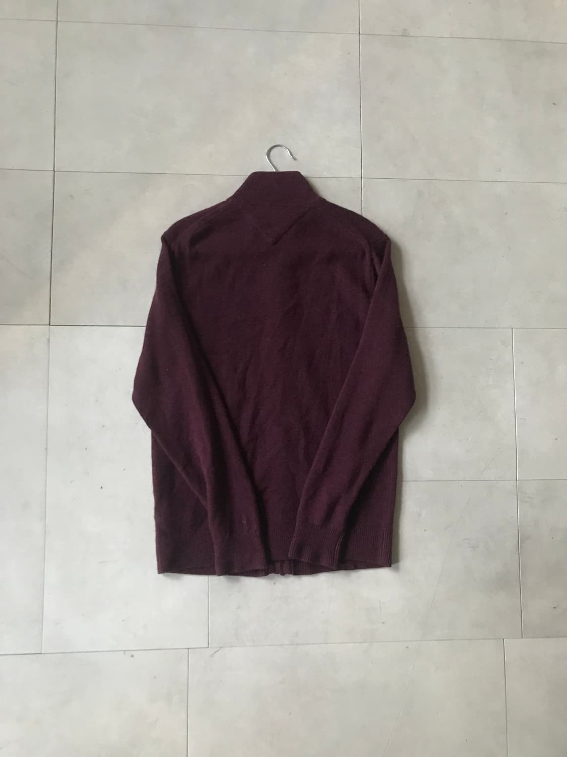 타미힐피거 버건디 니트집업 상품이미지7