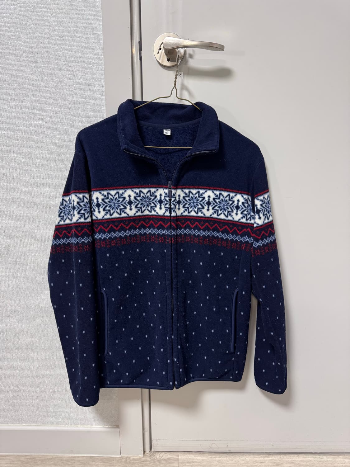 유니클로 노르딕 도트 플리스 집업 상품이미지1