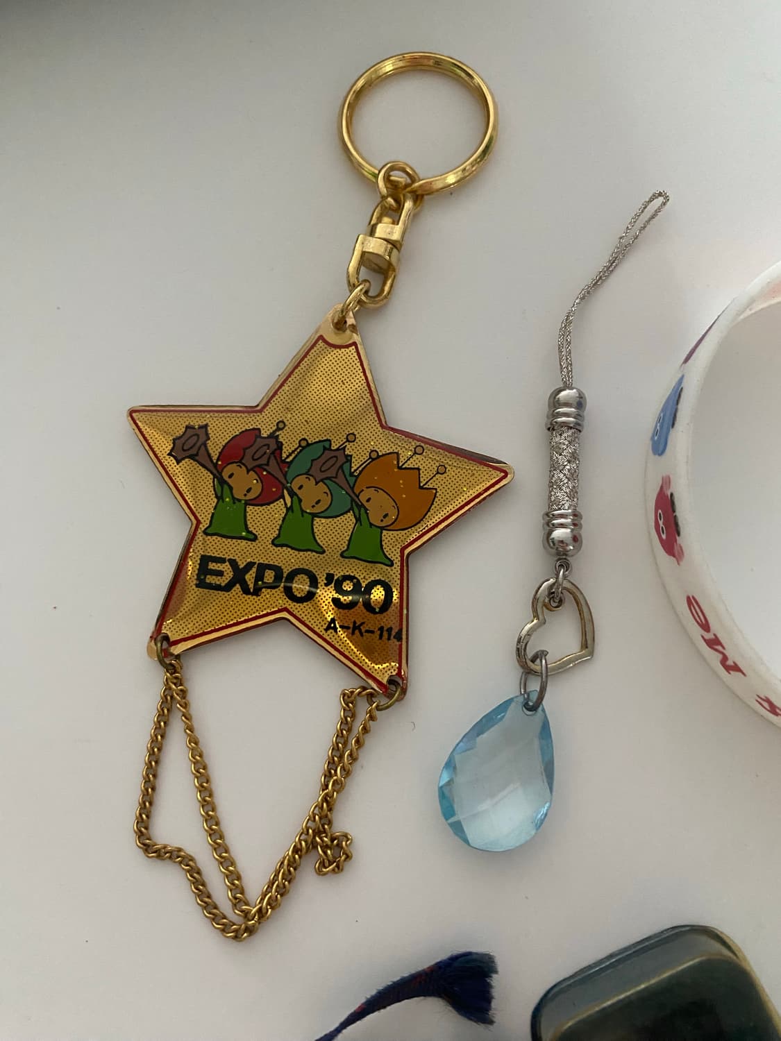 24k도금 엑스포 등 키링 일괄 미키모토 상품이미지7