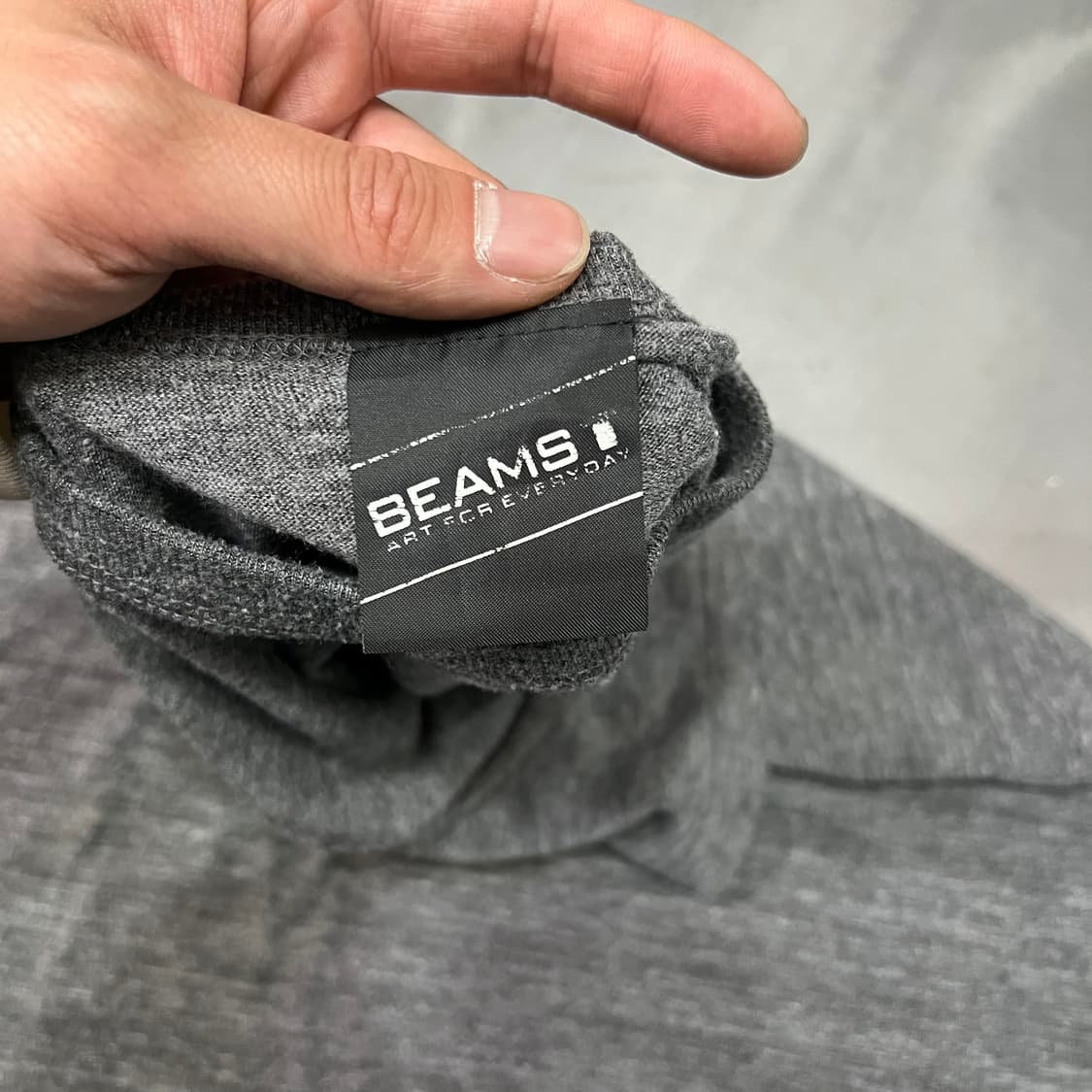  빔즈 스컬 프린팅 반팔티 y16162 상품이미지5