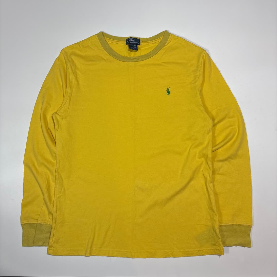 폴로랄프로렌 옐로우 긴팔 티셔츠 상품이미지1