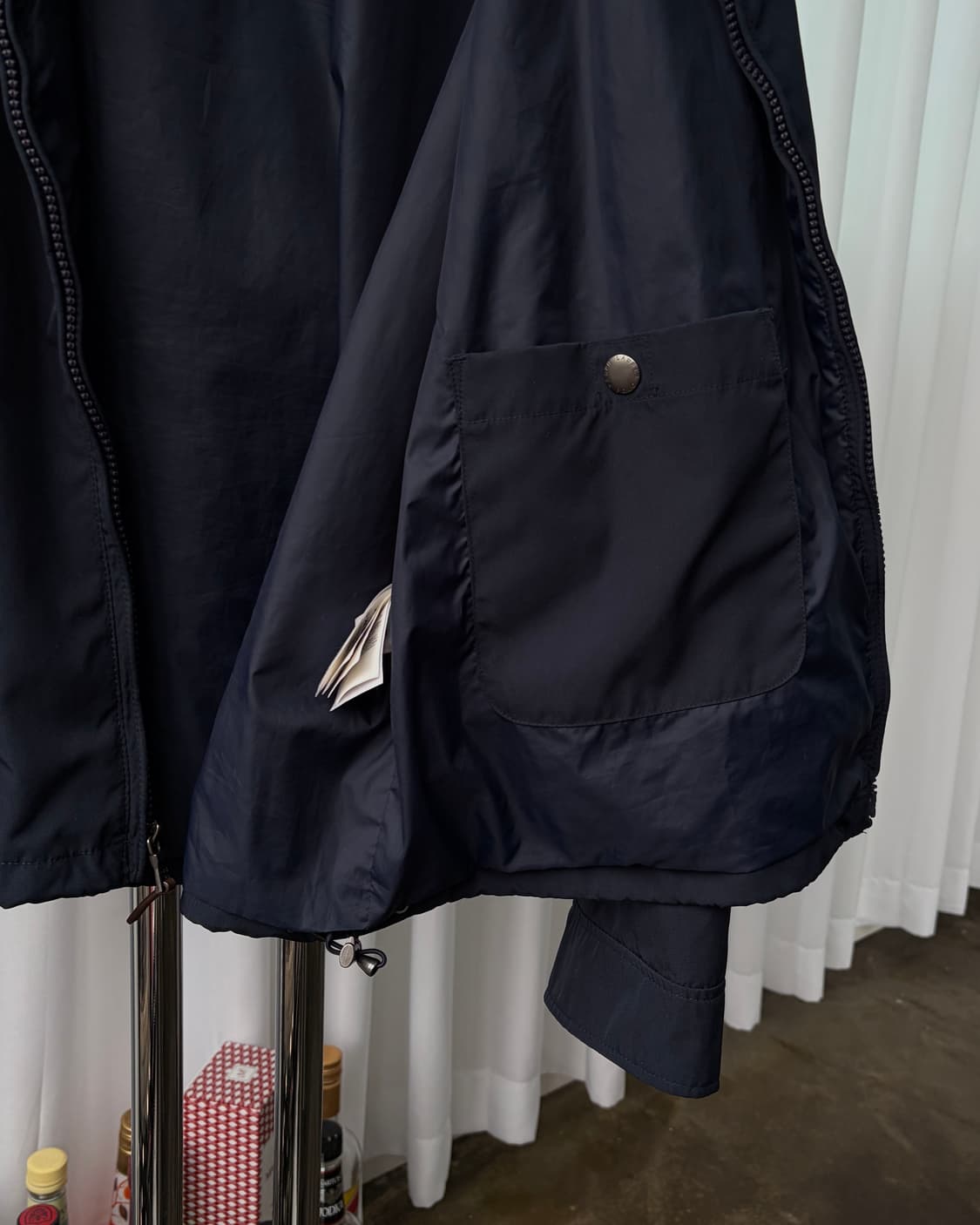 [XL]폴로 랄프로렌 폴리쉘 모크넥 바람막이 자켓 navy 상품이미지9