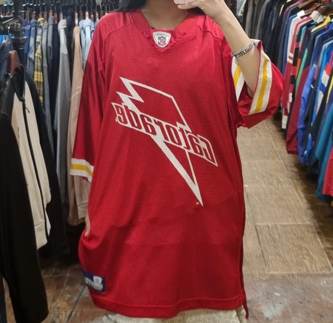 [Hi] NFL 풋볼 져지 반팔티 레드 상품이미지1