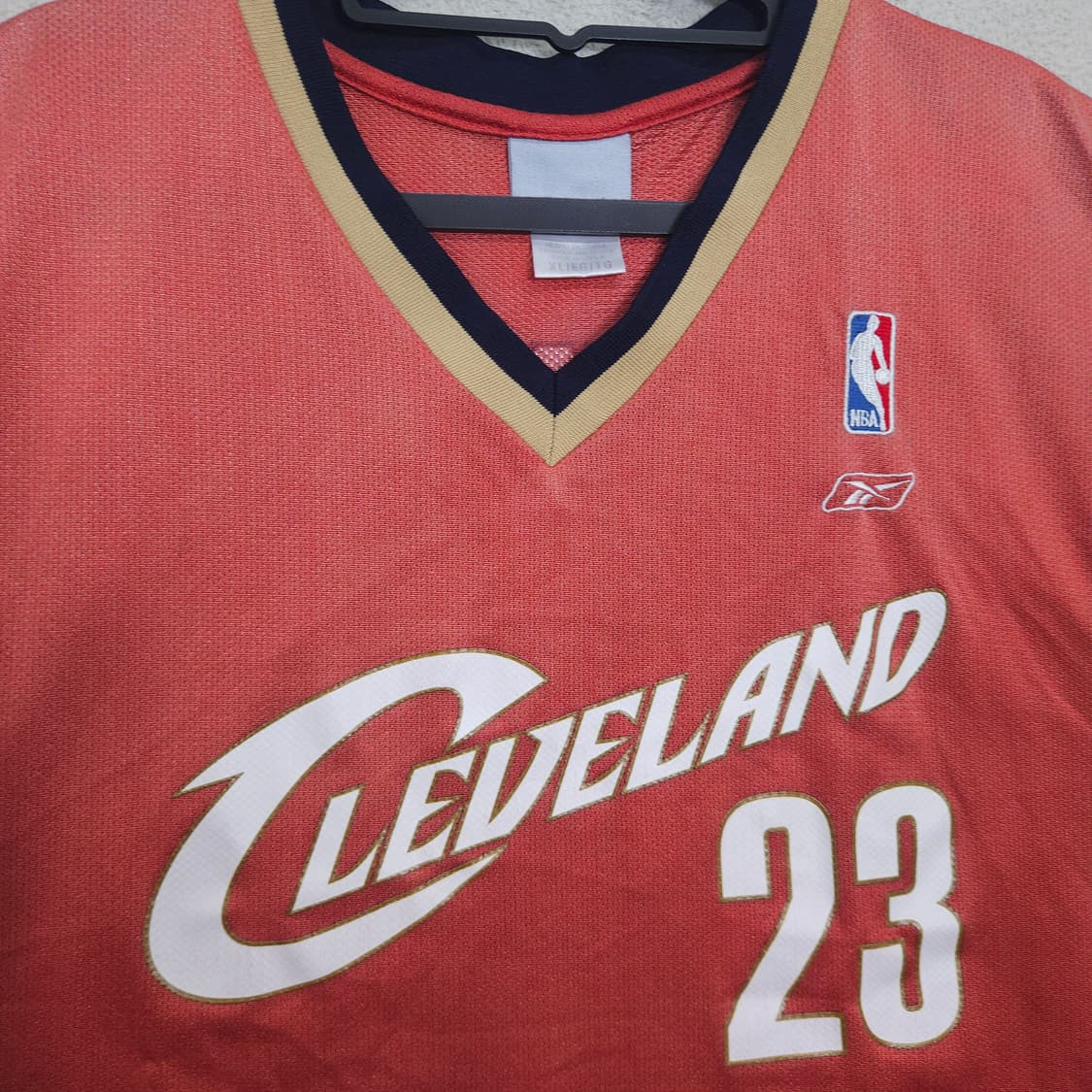리복 클리블랜드 르브론 제임스 농구 져지 XL 상품이미지4