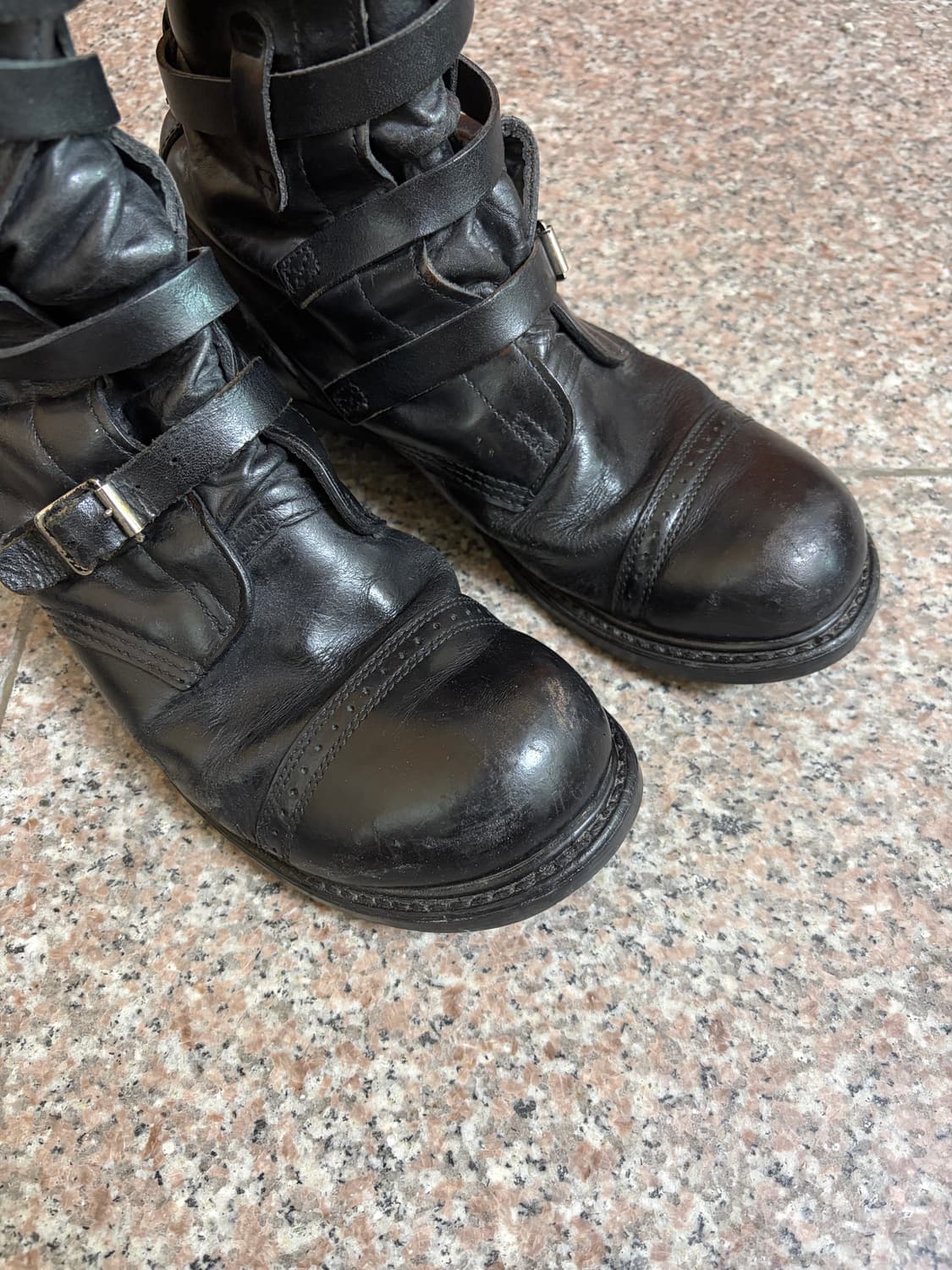 초희귀 80년대 Double H사 Tanker boots 상품이미지7