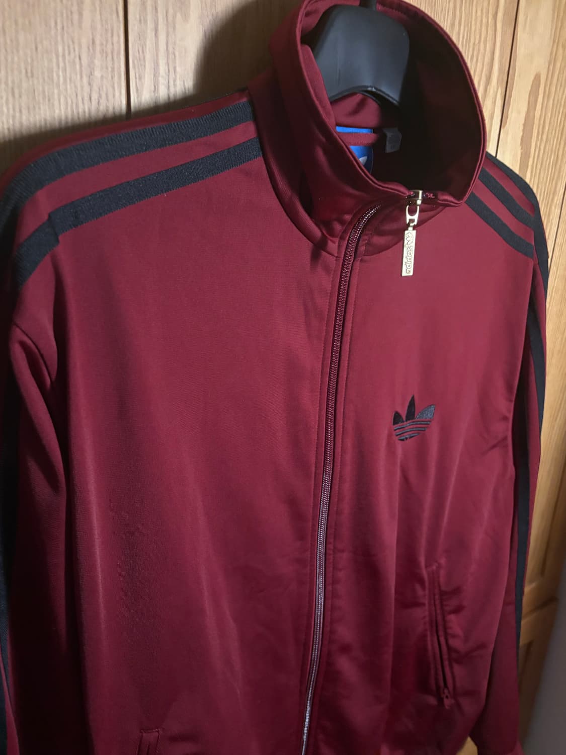 아디다스 파이어버드 져지 버건디 블랙 상품이미지2