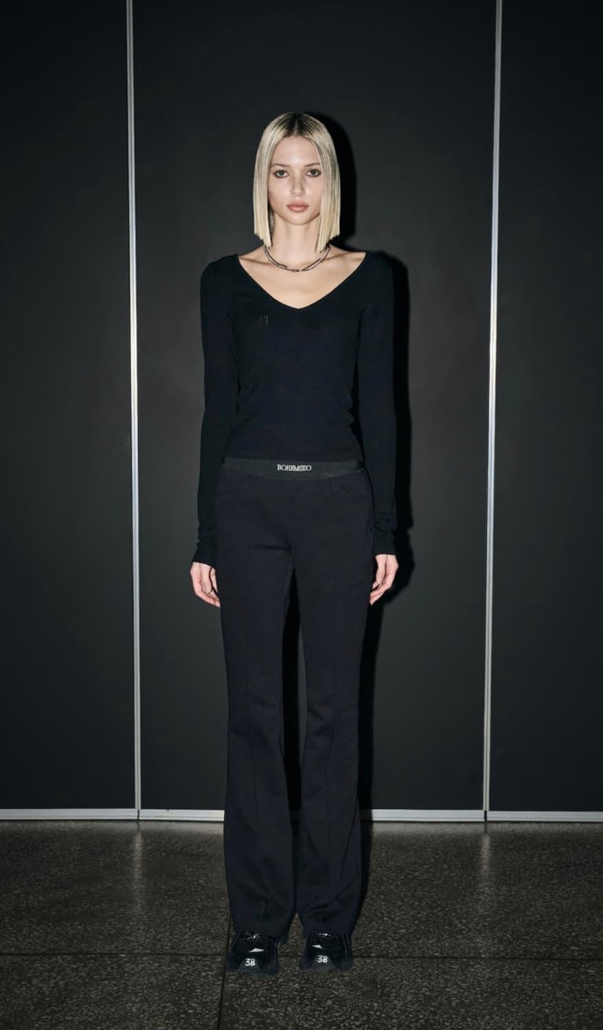 (새상품) 보헤미안서울 자카드 밴딩 팬츠 m 상품이미지2