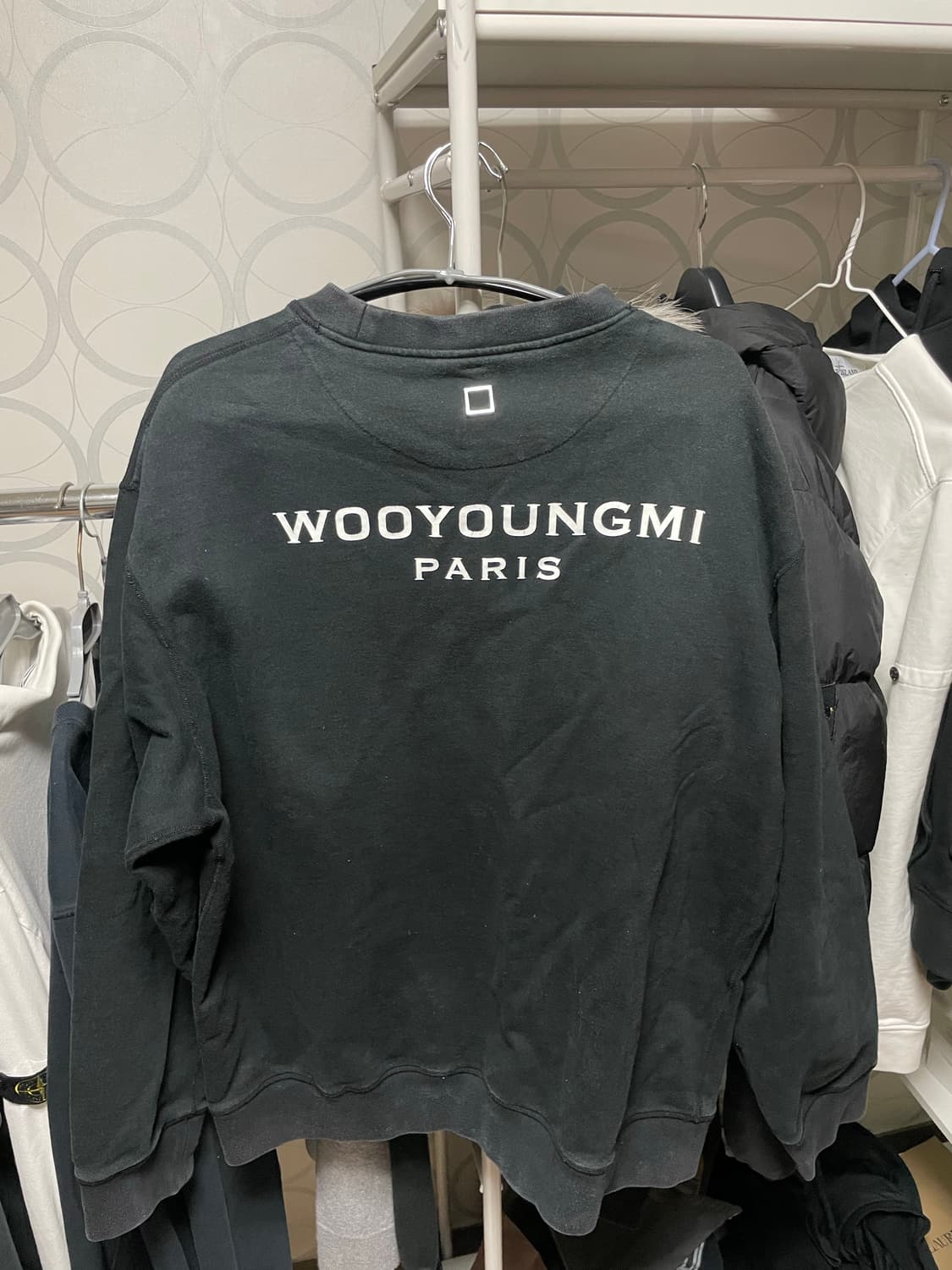 우영미 백로고 맨투맨 상품이미지3