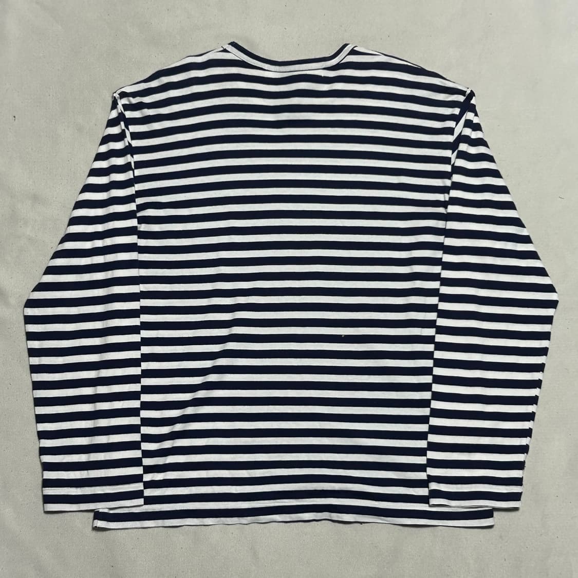 XL 꼼데가르송 레드하트와펜 스트라이프 티셔츠 상품이미지3