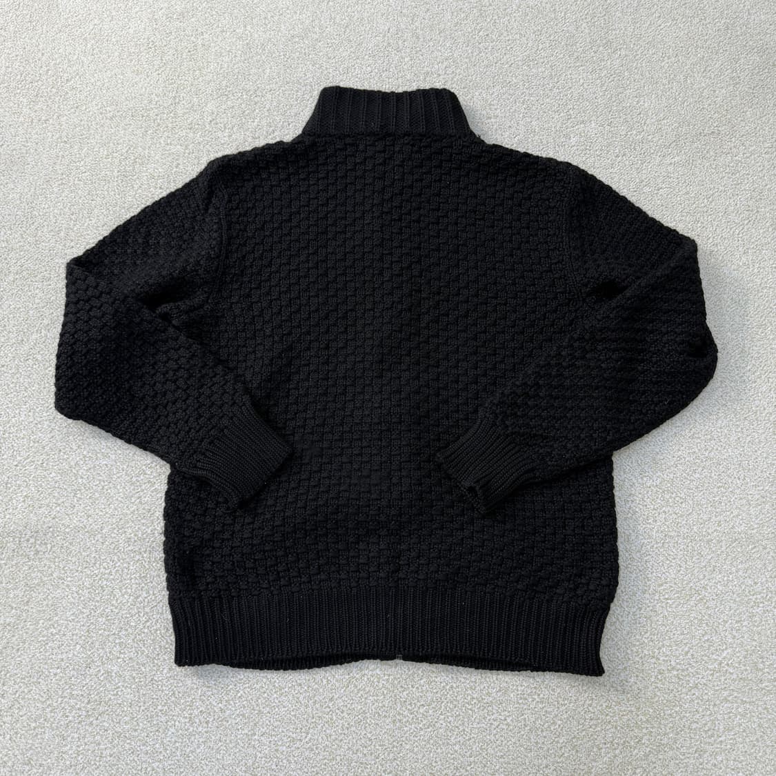 [XL] 자라 맨 꽈배기 와플패턴 니트 집업 0107T1 상품이미지2