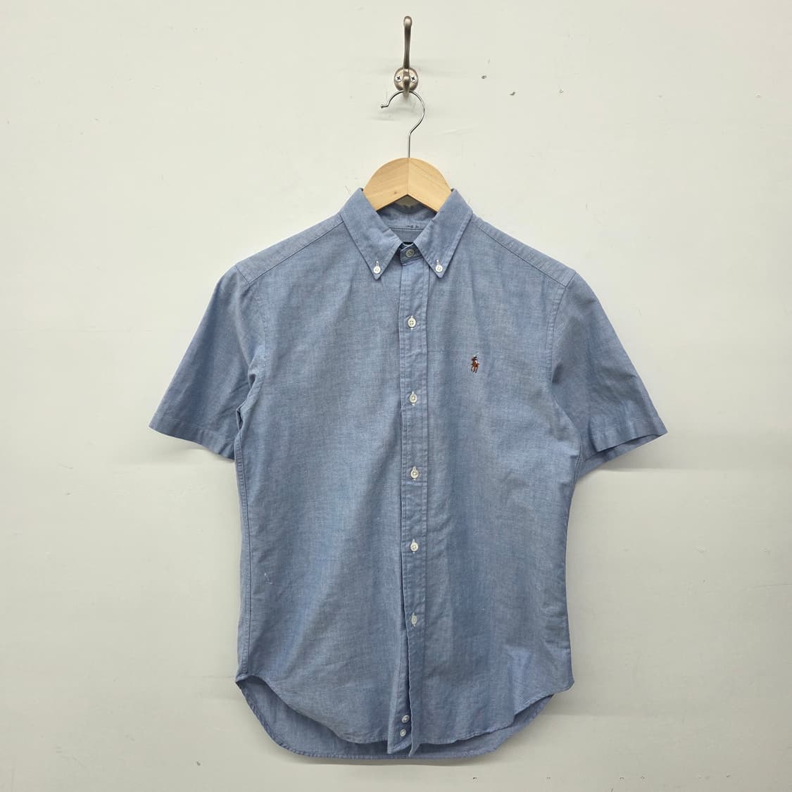 폴로 랄프로렌 반팔 셔츠 블루 여L 상품이미지1