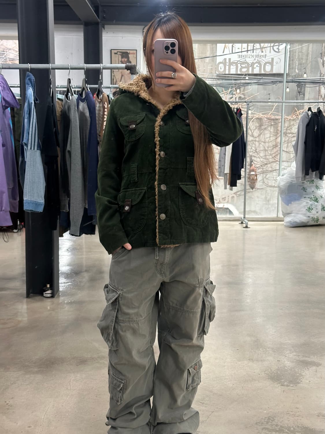 빈티지 포켓 코듀로이 초코나무숲 자켓 상품이미지2