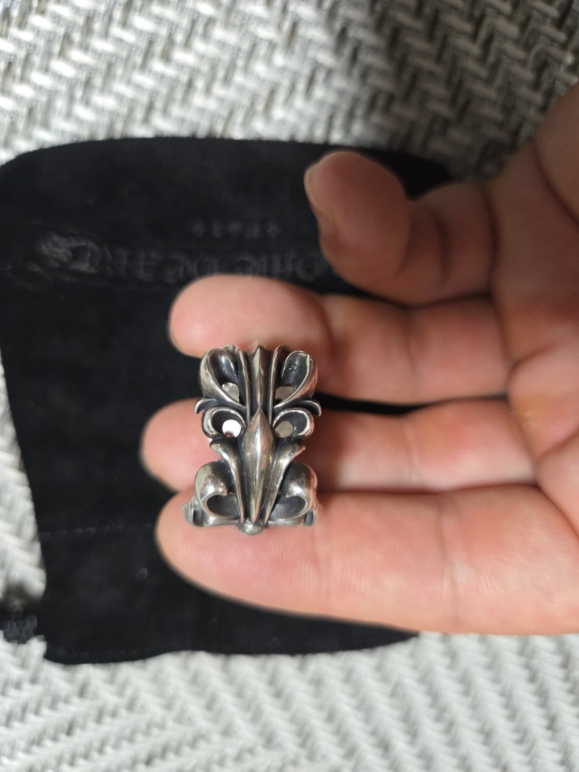 크롬하츠 더블 플로랄 반지(정품) 상품이미지4