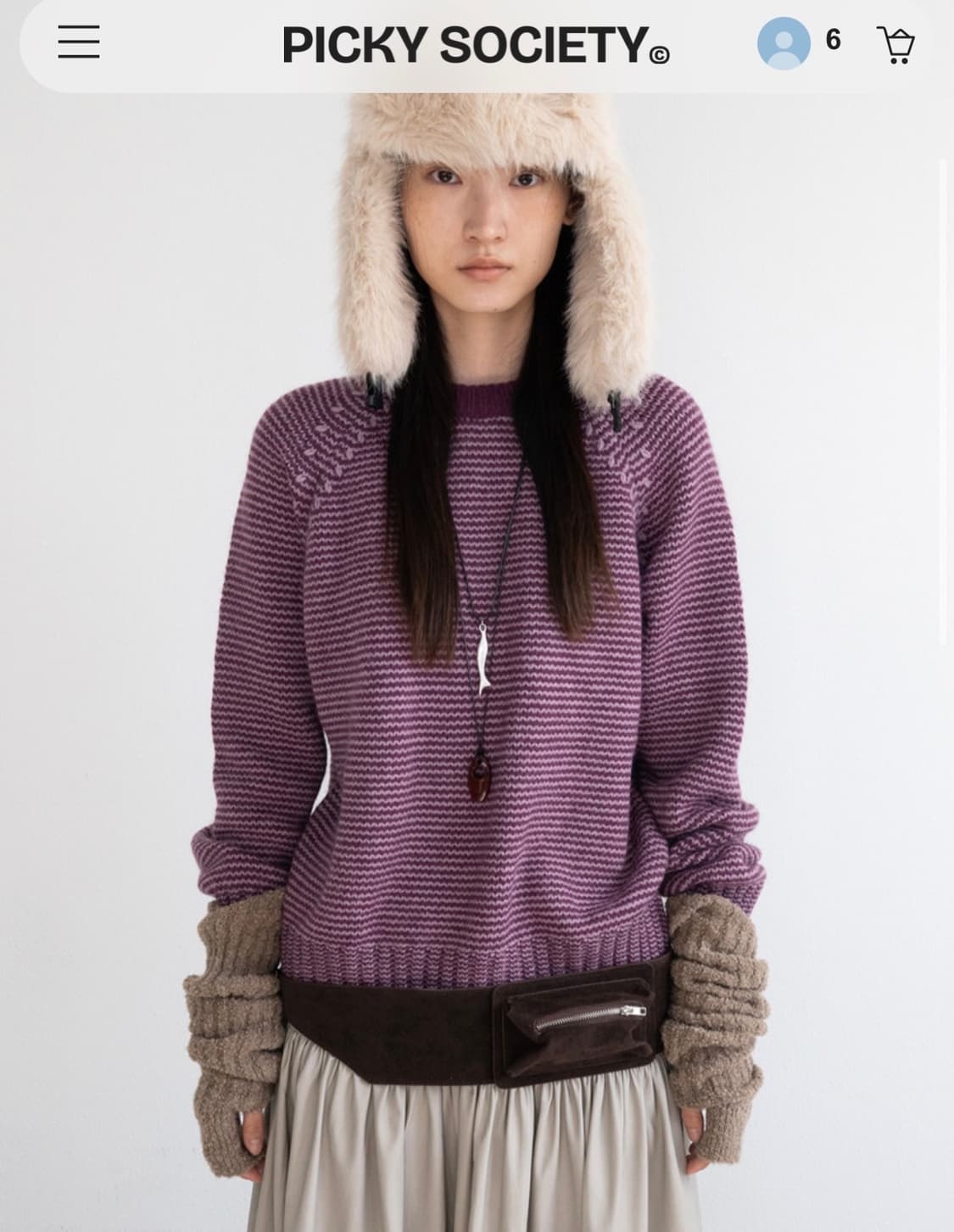 피키소사이어티 니트 상품이미지1