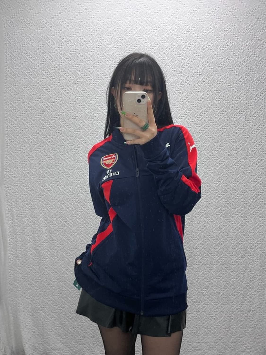 푸마X아스날 16-17 레트로 축구 트랙탑 져지 집업 M C09250 상품이미지1