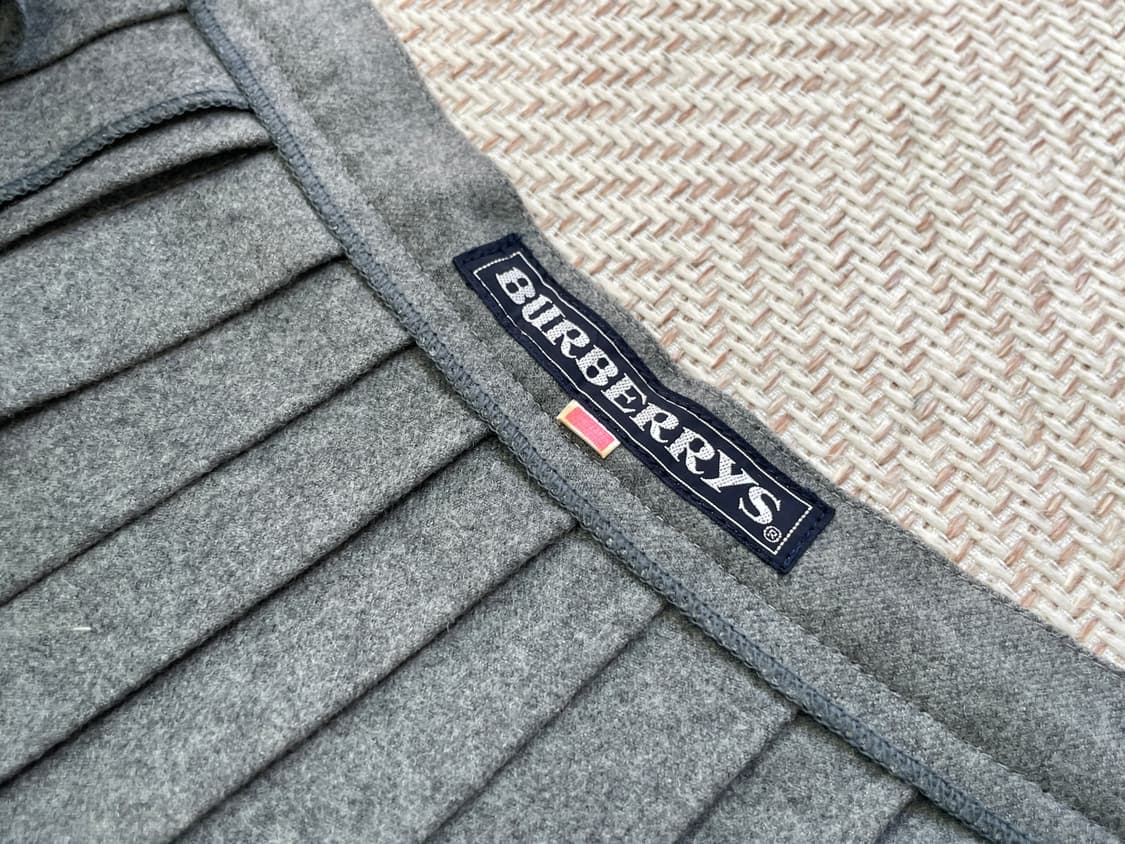 Burberry 버버리 밸티드 그레이 랩 스커트  상품이미지5