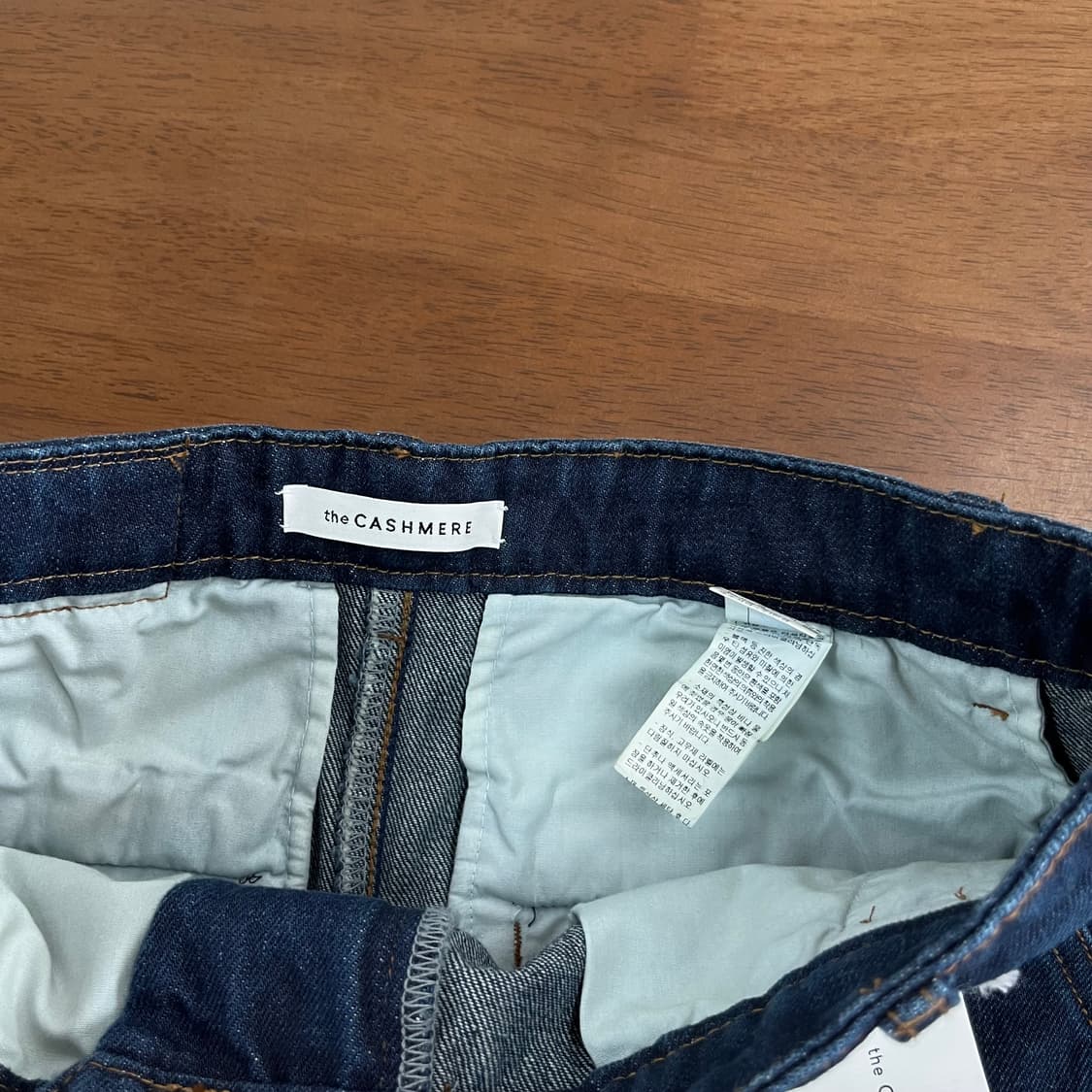 더캐시미어 데님팬츠 새상품 67-98 상품이미지6