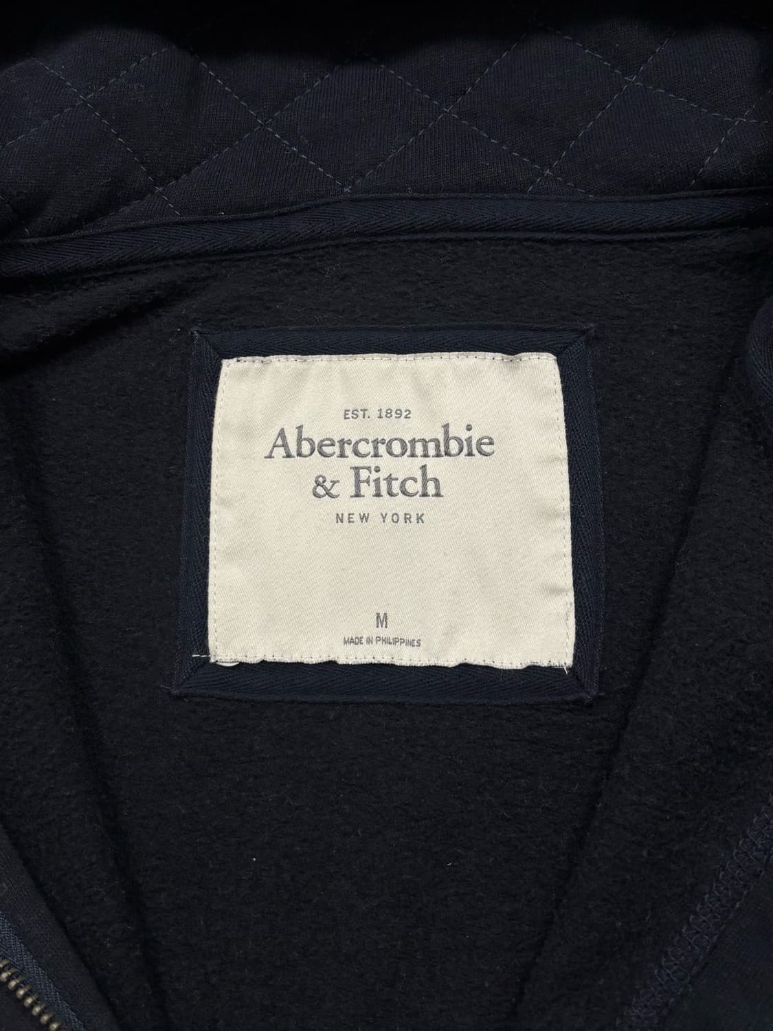 아베크롬비 네이비 버튼 후드집업 상품이미지6