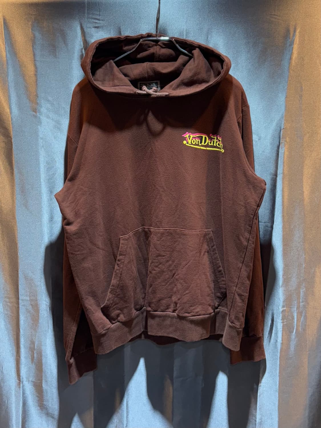 L VonDutch 본더치 심볼로고 브라운 후드티 상품이미지2