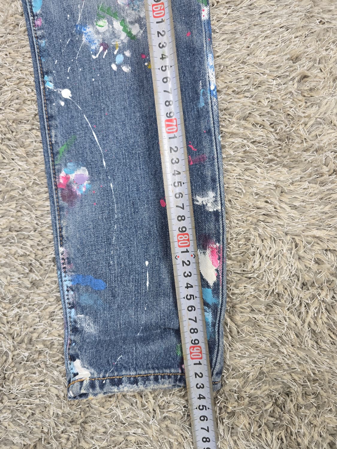 폴로 랄프로렌 페인트 데님 청바지 34 상품이미지9