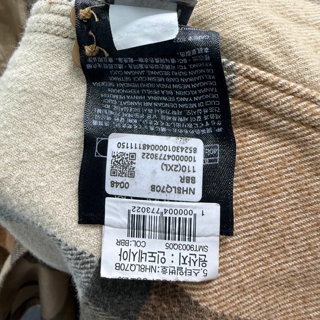 [XXL] 노스페이스 체크 남방 상품이미지6