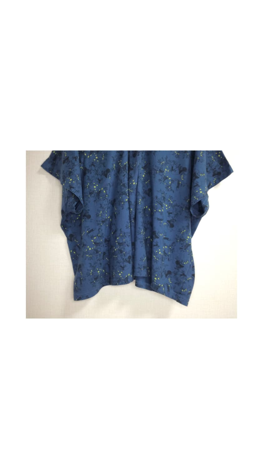 Ne-net 네넷냐 블루 프린팅 박시 티셔츠 상품이미지3