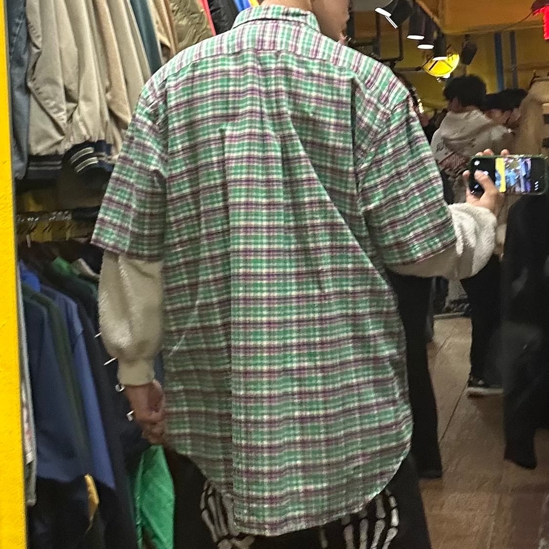 [HI] 폴로 랄프로렌 반팔셔츠 체크그린 상품이미지5