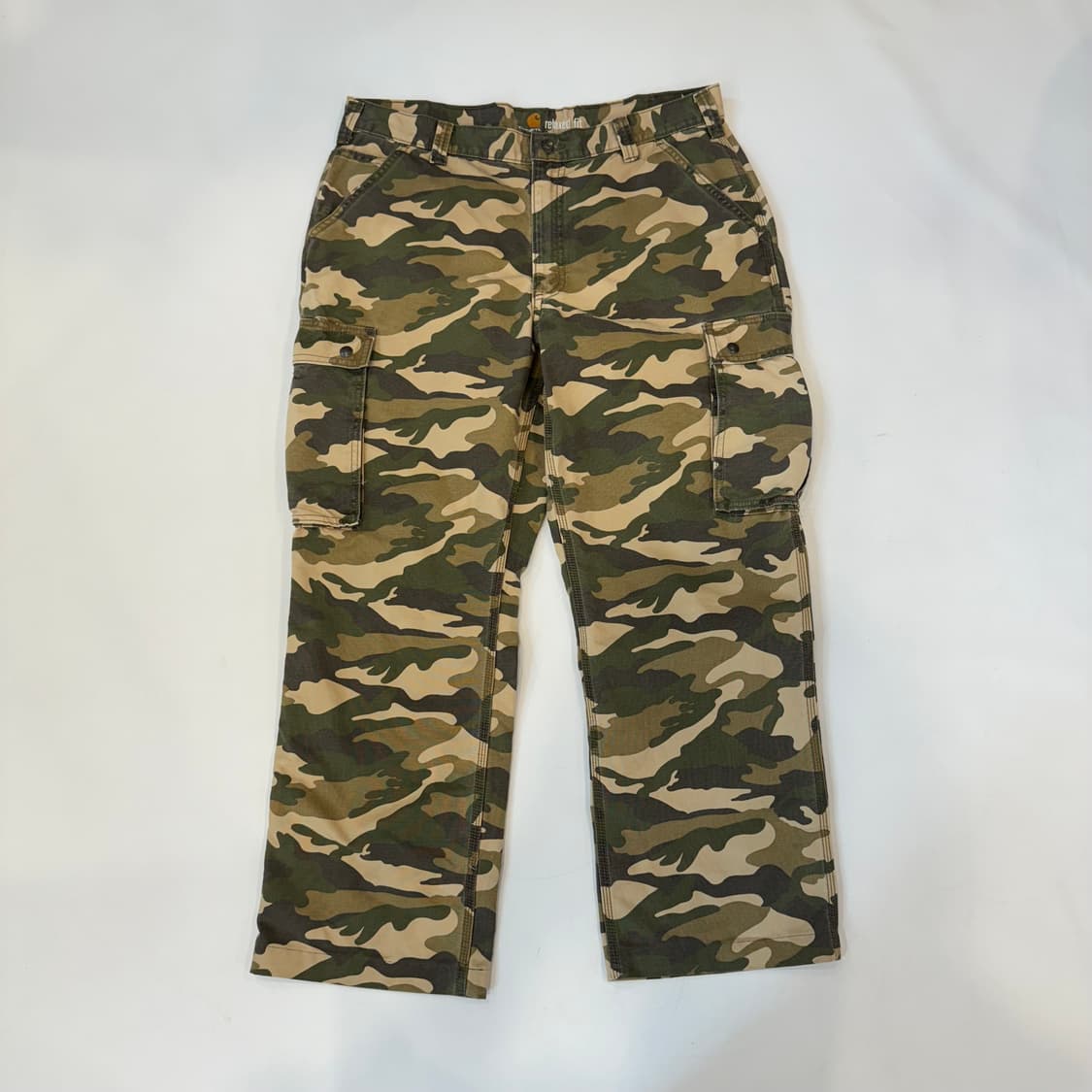 칼하트 릴렉스핏 카모 카고 팬츠 상품이미지2