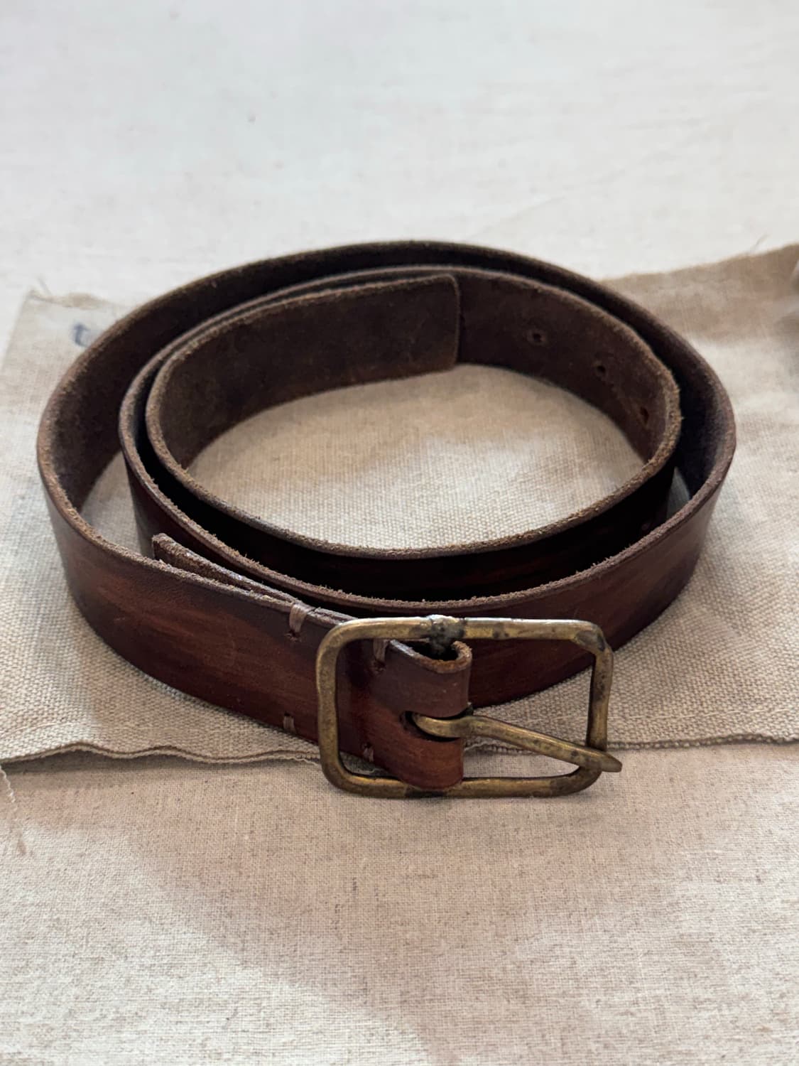 Tagliovivo 카프 레더 핸드다이드 벨트 상품이미지1