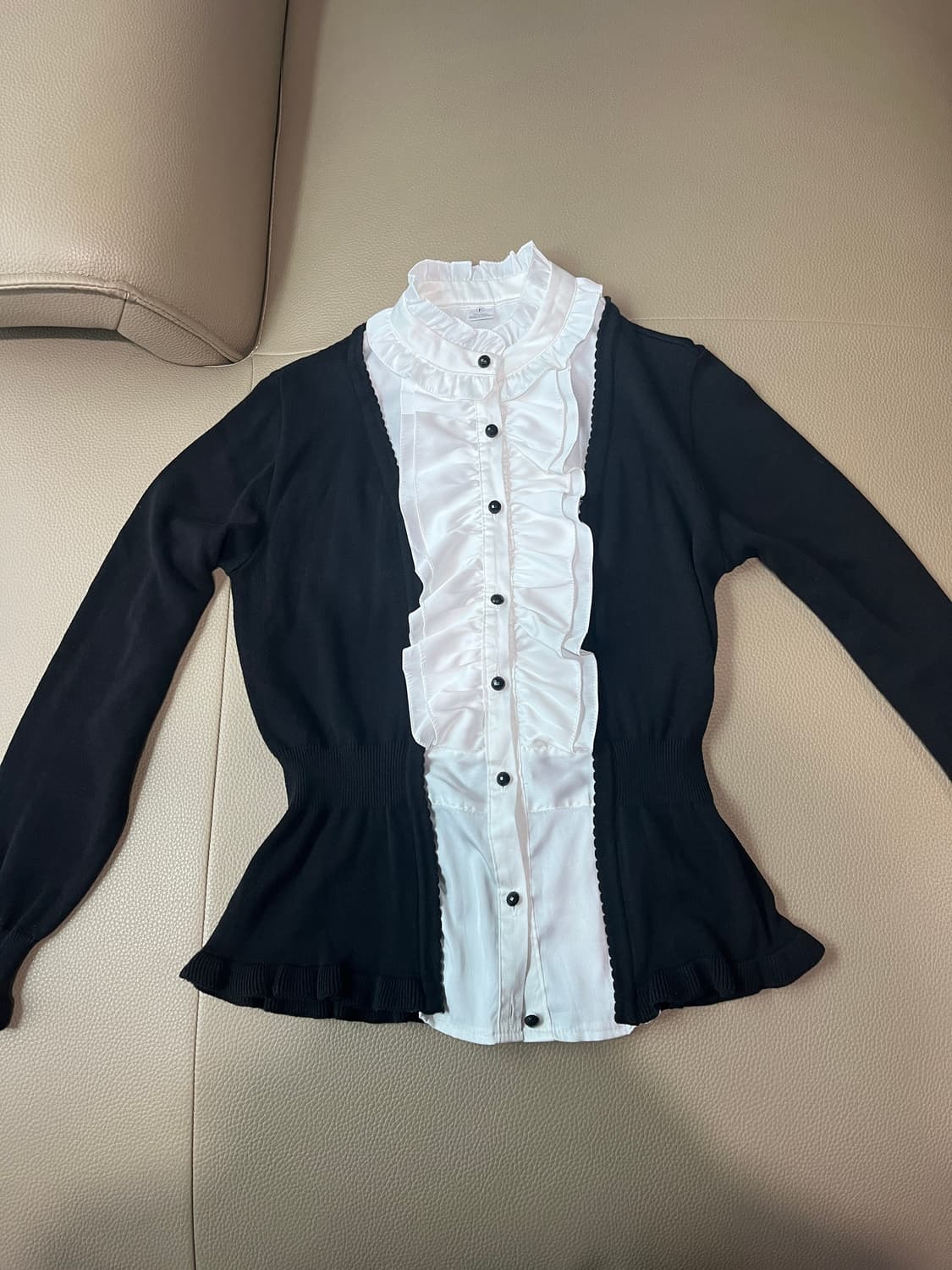 빈티지 프릴 가디건 상품이미지2