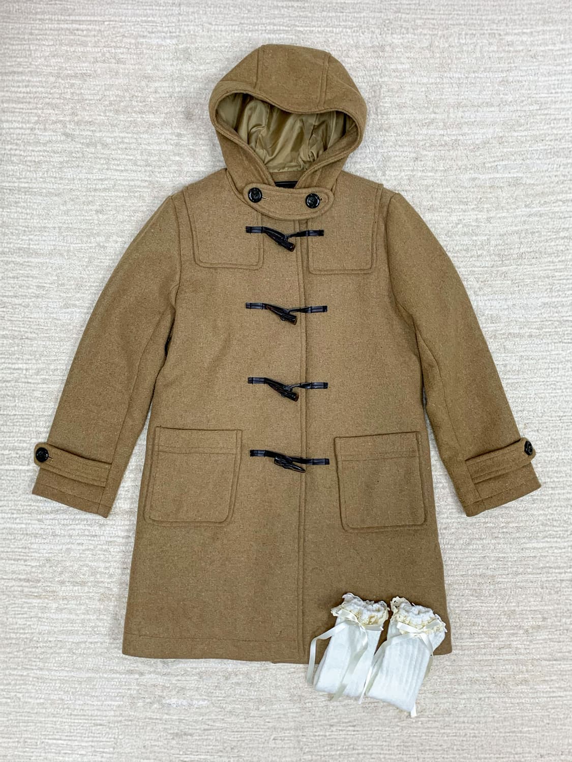Camel Duffle Coat 상품이미지1
