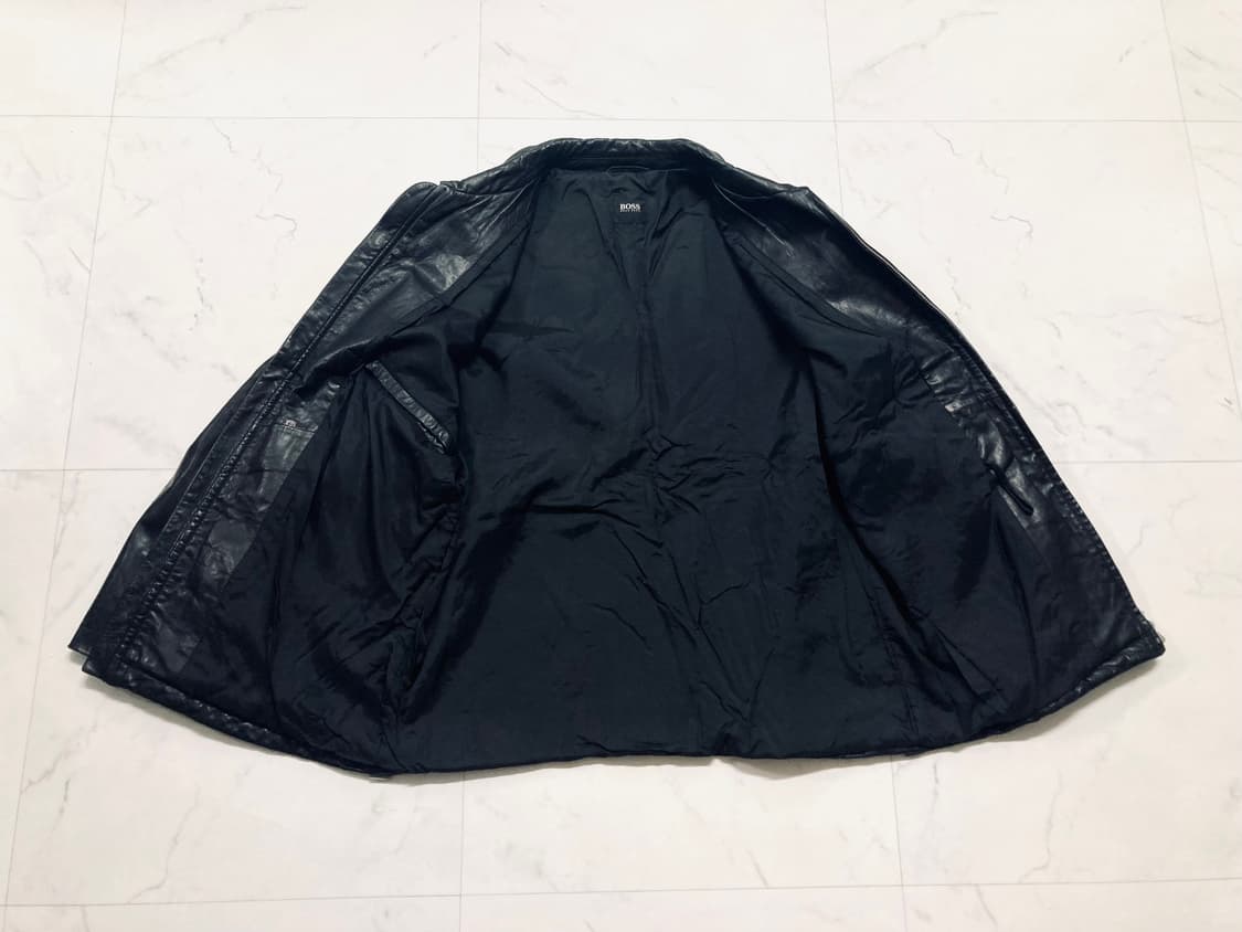 휴고보스 램스킨 양가죽 레더 자켓 40R, 100-105 상품이미지3