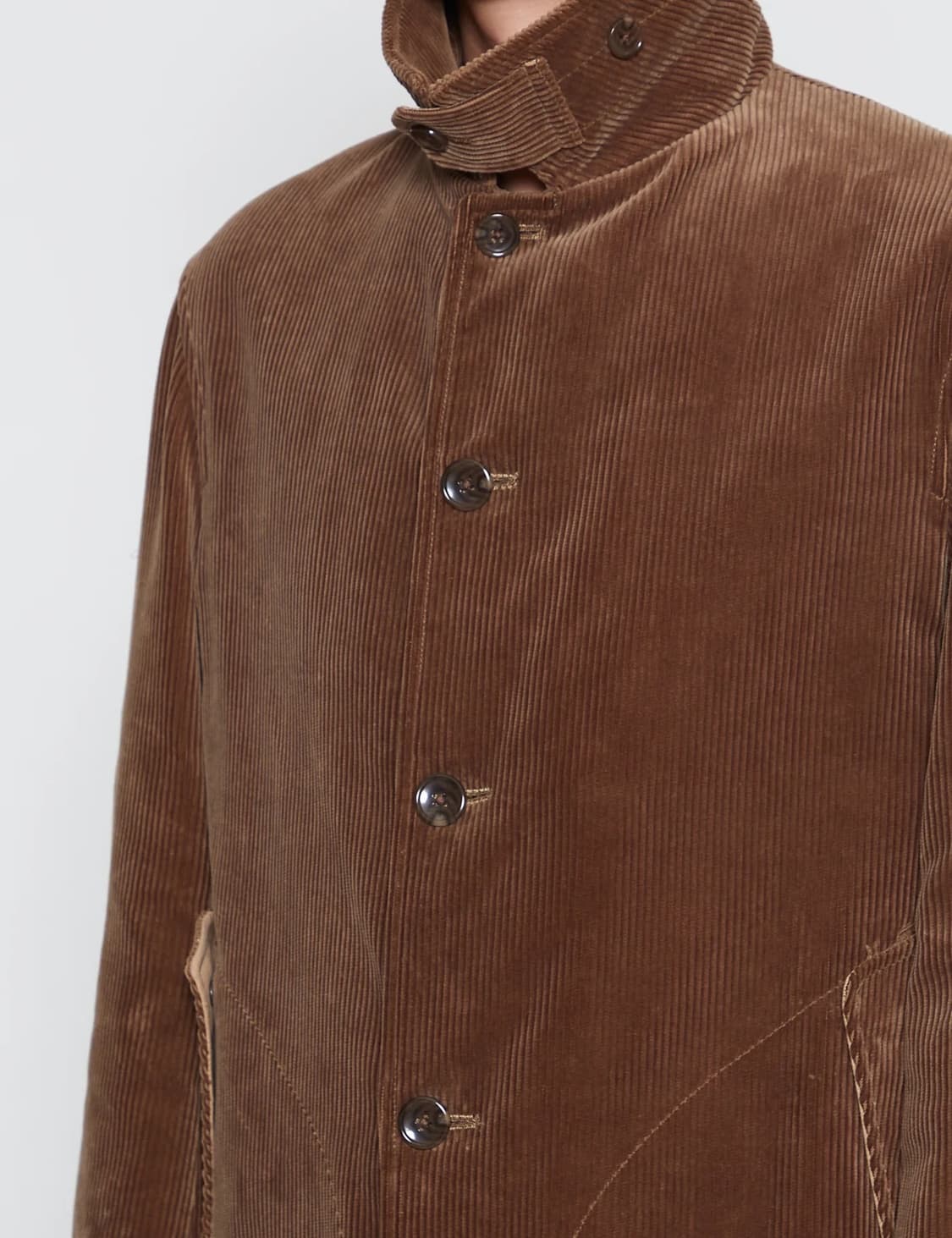 2사이즈) 피그벨 KHAKI 코듀로이 코트 상품이미지2