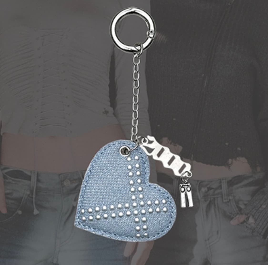 2000아카이브스 DENIM HEART KEYRING 상품이미지1