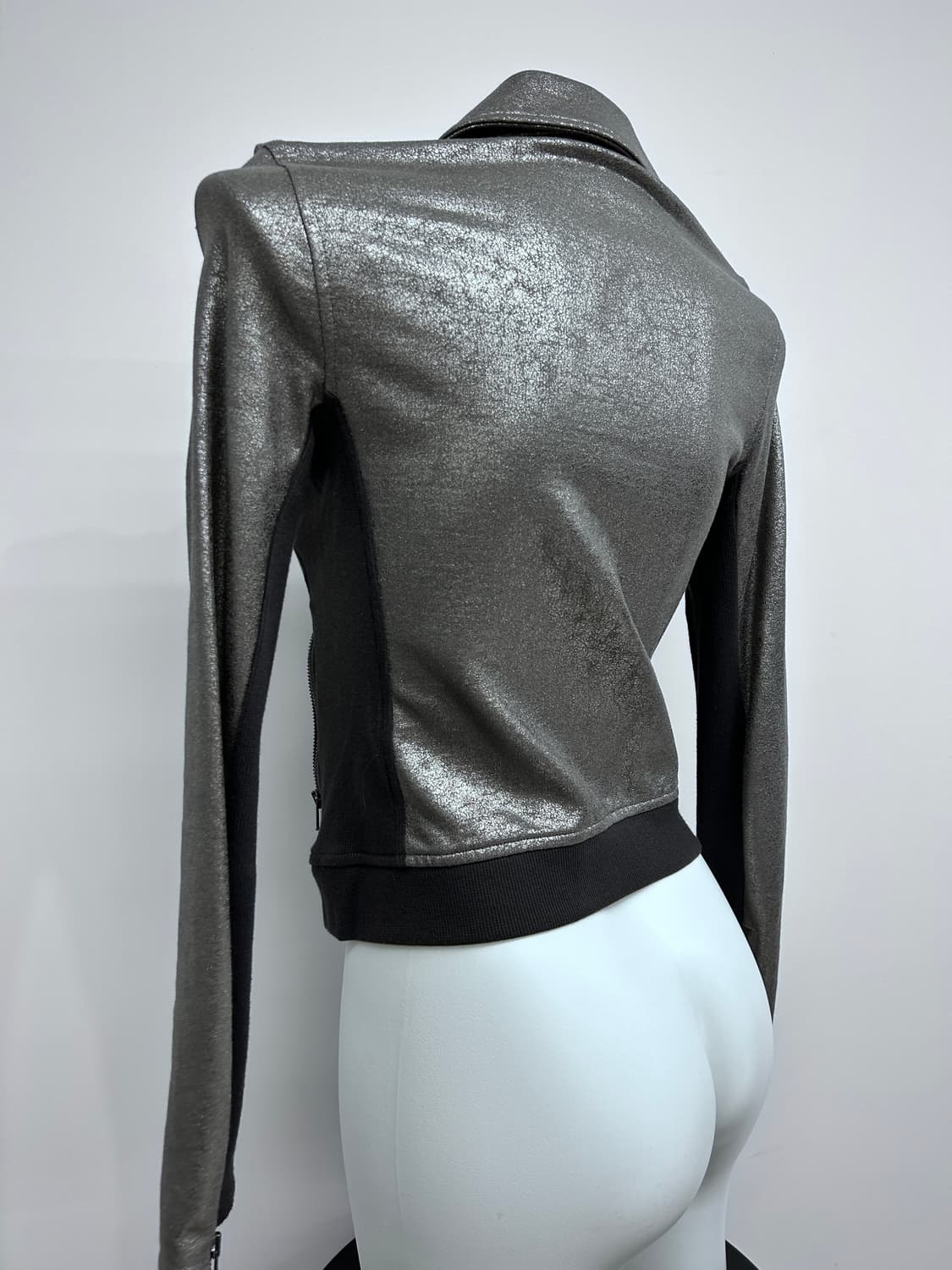 아르마니 실버 코티드 코튼 집업 자켓 상품이미지6